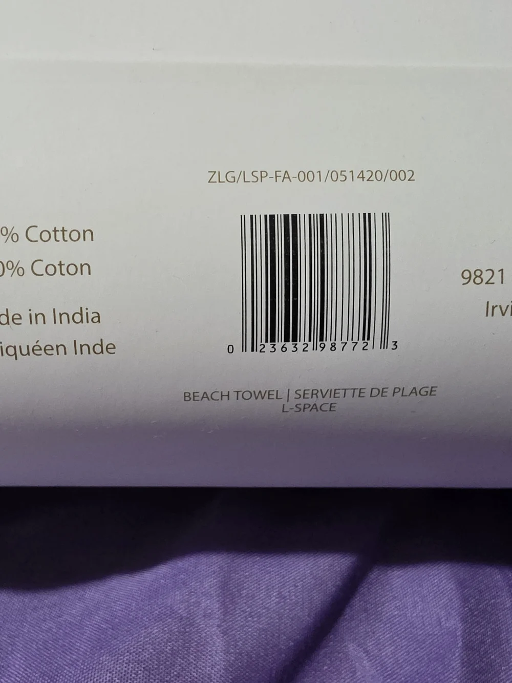 l*space beach towel
